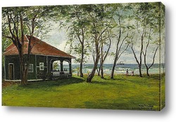   Картина Крокет в Вайкики, Гонолулу, 1913