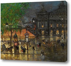   Картина Площадь Оперы, Париж
