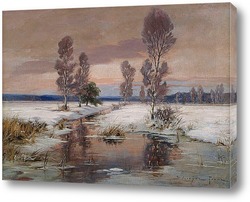   Картина Зимний ландшафт 