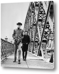   Картина Дастин Хофман и Йон Войт в <Полуночный ковбой>.1969г.