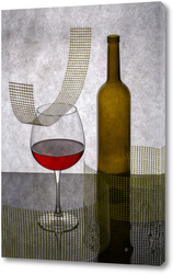   Картина Натюрморт с красным вином