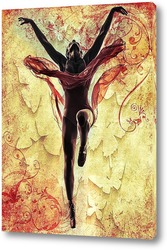   Картина Танцующая балерина 