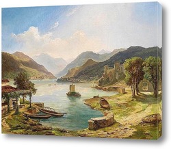   Картина Северные итальянские озера