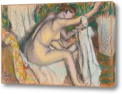   Картина Женщина,вытирающая руку