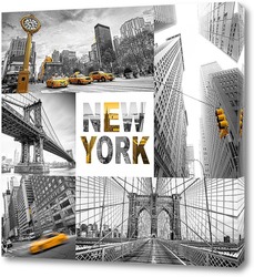  Желтое такси в Нью-Йорке
