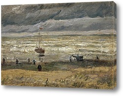    Вид на море в Схевенингене, 1882