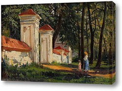   Картина У ворот монастыря