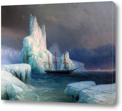    Ледяные горы в Антарктике. 1870
