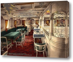   Картина "Гроссер Курфюрст"  Дамский салон, почтовый пароход