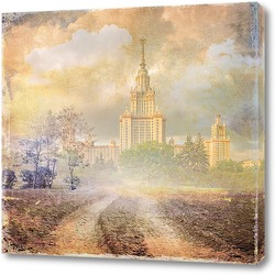   Картина Москва гранж