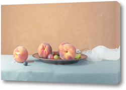   Картина Тарелка с персиками