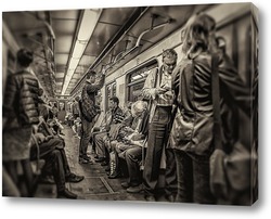   Картина В метро #1