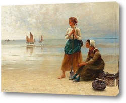  Рыбак на берегу моря