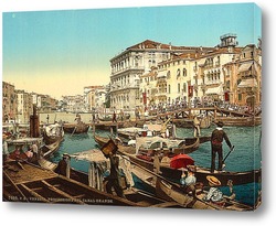   Картина Процессия на Большой канал, Венеция, Италия