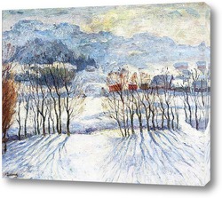   Картина Зимний пейзаж