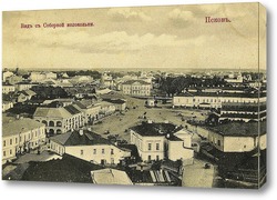  Плавучий мост на реке Великой 1900  –  1909 ,  Россия,  Псковская область,  Псков