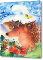  hedgehog on the grass.