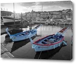   Картина Рыбацкие лодки в порту Касиса