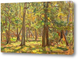   Картина Лиственный лес