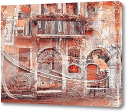  Картина домик в Венеции