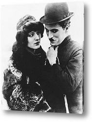   Картина Чарли Чаплин и Костар в\"Золотой лихорадке\".