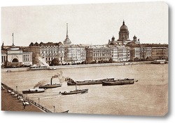   Картина Вид на Адмиралтейскую набережную 1887  –  1895
