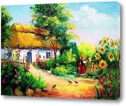  В селе