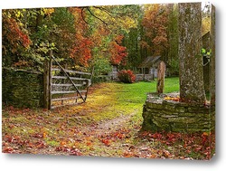   Картина Осень на хуторе