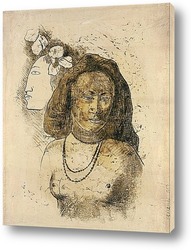   Картина Таитянская Женщина со Злым Духом