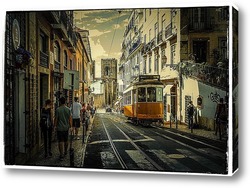   Картина Улочки Лиссабона
