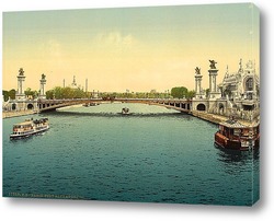   Картина Александр III, мост, 1900, Париж, Франция