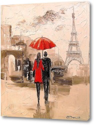   Картина Гуляя по Парижу