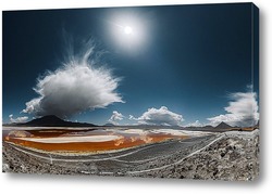   Картина озеро в Боливии