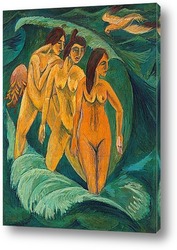   Картина Три купальщицы, 1913