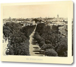   Картина Петровский бульвар,1888