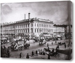   Картина Дома №38 и №40 по Невскому проспекту 1901