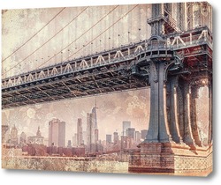   Картина Манхэттенский мост