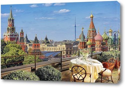   Картина Вид на Москву