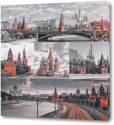   Картина Монохромная Москва
