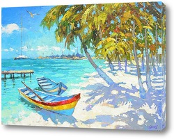   Картина Лодки у берега