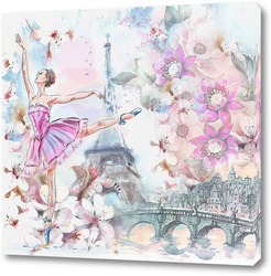   Картина Балерина в Париже