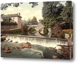   Картина Аббатство, Тависток, Англия. 1890-1900 гг