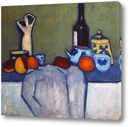   Картина Натюрморт с фруктами и фигурами