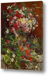    Почтение к королеве цветов. 1884