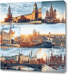   Картина Рассвет в Москве