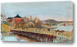   Картина Воскресная прогулка на колясках,1895