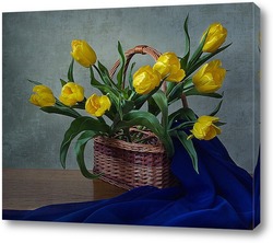   Картина С желтыми тюльпанами