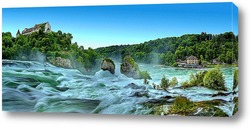   Картина Рейнский водопад