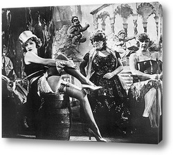   Картина Марлен Дитрих в фильме<Голубые ангелы>.1930г.