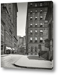  Бостон, Массачусетс. Улица Школьная и Parker House, 1906